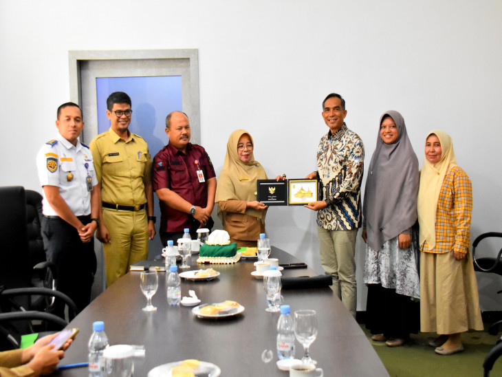 Pj Sekda Kampar Ramlah Sambut Kunjungan Kerja Sekda Kabupaten Solok.