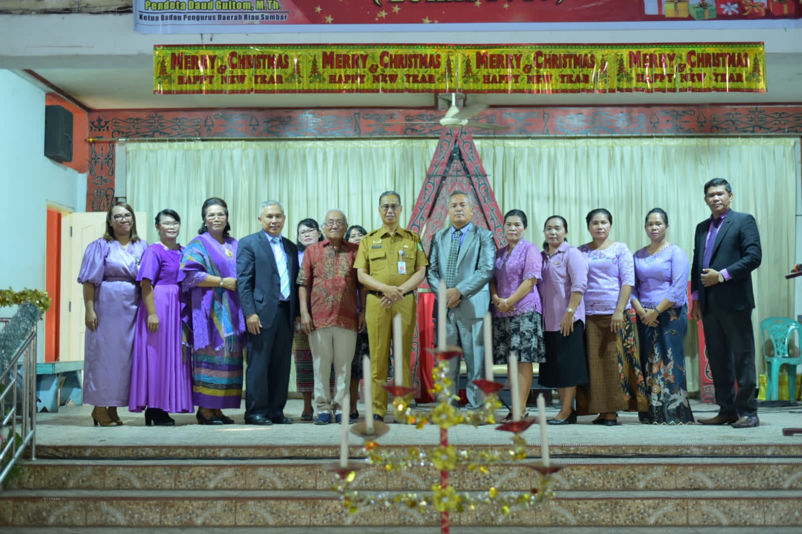 Hadiri Perayaan Natal GSJA, Bupati Bengkalis Ajak Jaga Bhineka Tunggal Ika