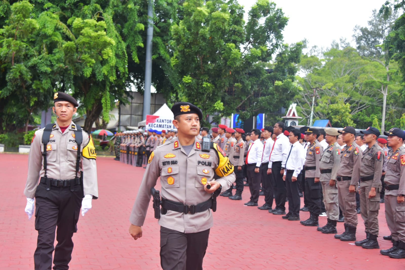 Polres Bengkalis Gelar Apel Pasukan Sekaligus Simulasi Sispamkota Pengamanan Pilkada 2024