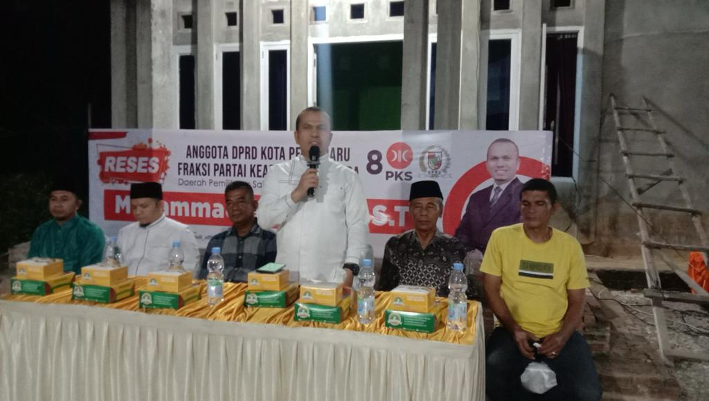 Sabarudi Laksanakan Reses di Sianok Tangkerang Timur