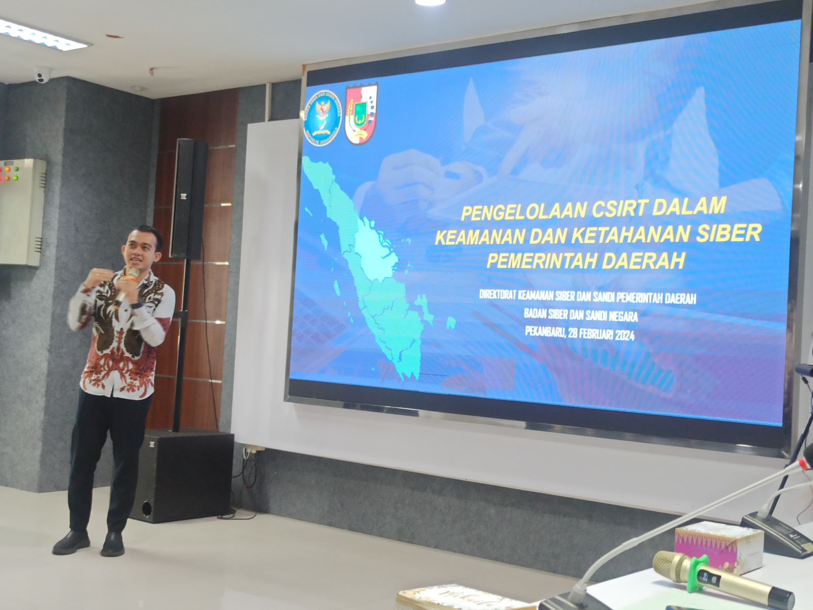 Bersama BSSN, Diskominfotiksan Pekanbaru Gelar Asistensi Pembentukan dan Workshop Pengelolaan CSIRT