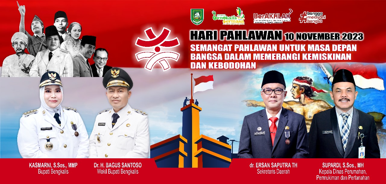 Peringati Hari Pahlawan, Pemkab Bengkalis Ajak Masyarakat Heningkan Cipta Selama 60 Detik