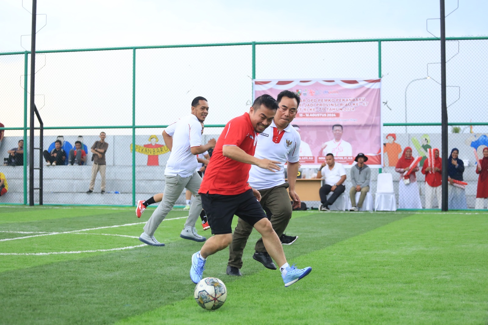 Meriahkan HUT RI dan HUT Riau, Pemko Pekanbaru Gelar Kejuaraan Futsal Antar OPD