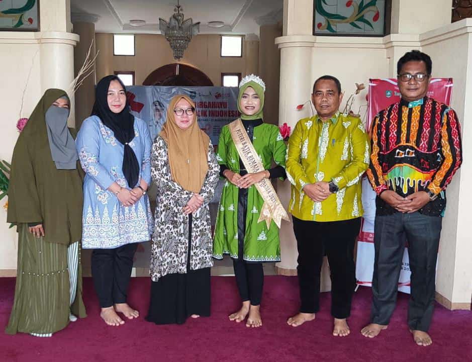 Ketua Dekranasda Ucapkan Selamat Kepada Putri Remaja Batik Indonesia Asal Bengkalis
