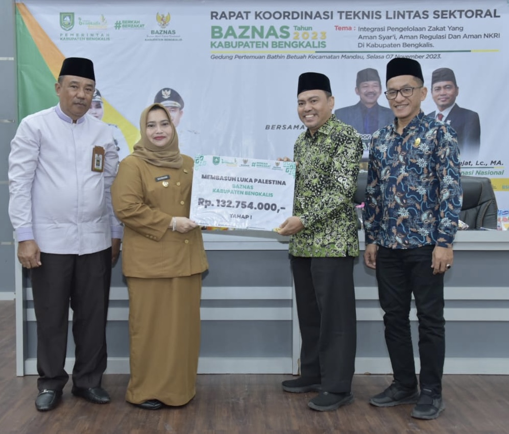 Bupati Kasmarni Terus Dorong Baznas Bengkalis, Dalam Upaya Mensejahterakan Masyarakat di Segala Aspek Kehidupan