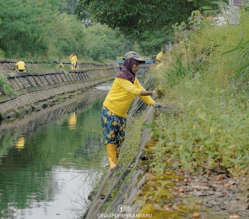 Januari Ini PUPR Pekanbaru Normalisasi Sejumlah Anak Sungai