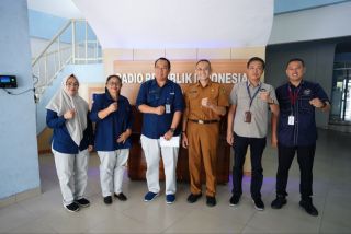 Perkuat Sinergi Informasi, Diskominfotik Riau Sambangi RRI Pekanbaru