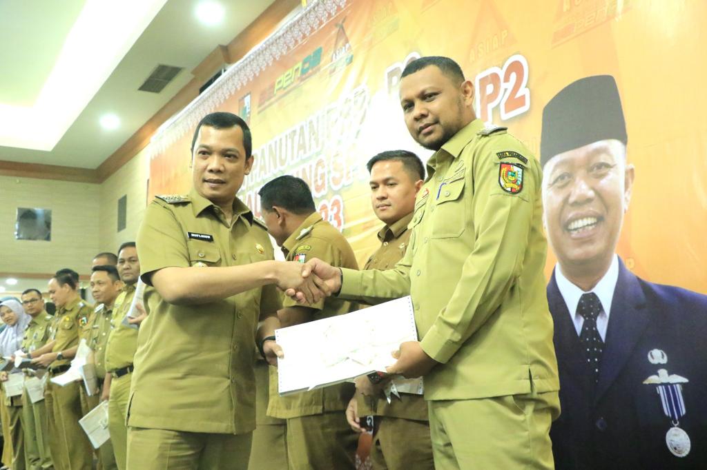 Pj Walikota Pekanbaru Hadiri Kegiatan Pekan Panutan Pajak dan Launching SPPT PBB-P2 Tahun 2023