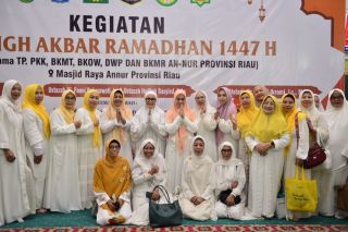 Kolaborasi Lintas Organisasi Perempuan Gelar Tabligh Akbar Ramadan 1447 H