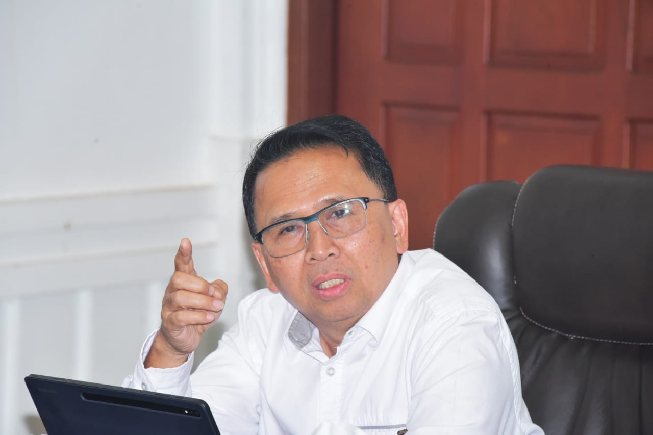Pjs Bupati Bengkalis Pimpin Rapat Pembahasan Rencana Kerja sama Dengan Pengusaha Malaka