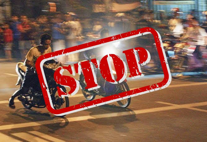 Dishub Pekanbaru : Balap Liar di Jalan Umum Diancam Pidana 1 Tahun dan Denda Rp3 Juta