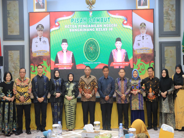 Bupati Kampar Hadiri  Acara Pisah Sambut Ketua Pengadilan Negeri Kelas IB Bangkinang